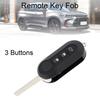 3 Buttons Car Key Remote Control Folding Housing Replacement Key Shell Case Fit for Fiat 500 Panda Punto Bravo