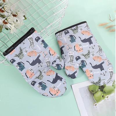 Pár mikrovlnných chňapek proti opaření, žáruvzdorná izolace, protiskluzové chňapky do trouby, rukavice, trouba, pečení, kuchyňské náčiní