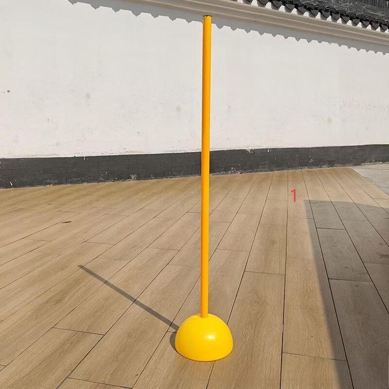TLXT Soccer Training Obstacle Pole Set (2x 1.5m Poles with Bases)