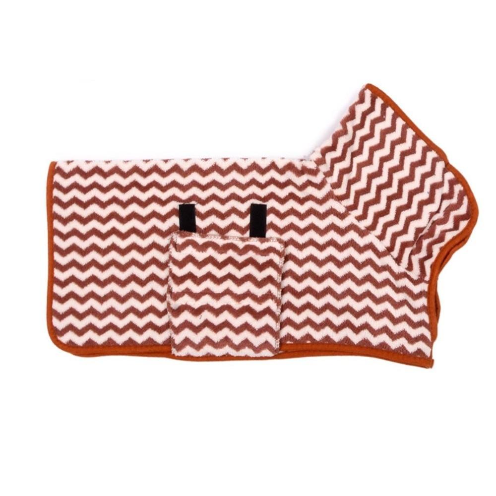 Keeping Warm Dog Bathrobe Microfibre Cat Absorbent Towel Pet Quick Drying Coat  Bath Time