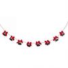 Christmas Bell Decorations Set With Red Bows And Vintage Brass Style For Holiday Tree And Staircase Decor