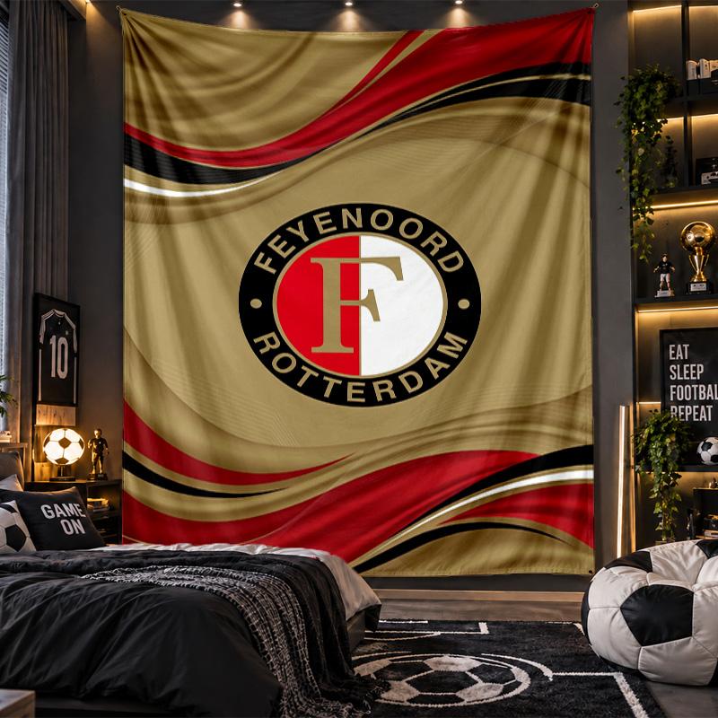 Wandtapijt Feyenoord Print Doek voor Woonkamer Slaapkamer Huisdecoratie