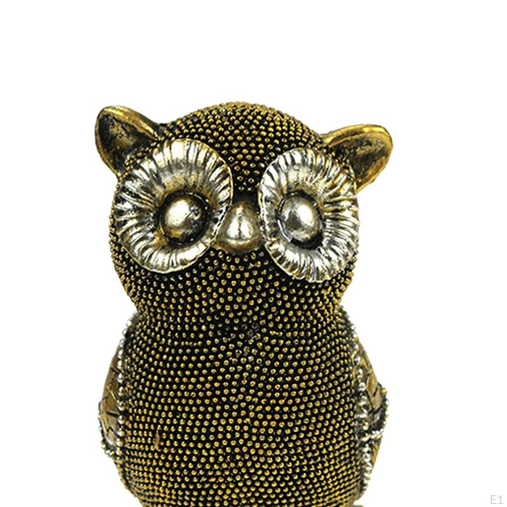 Creative Owl Statue Ornaments Figurine for Bedroom Owls
