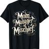 Mom Manager of Mischief Magic Themed Funny Tee T-Shirt