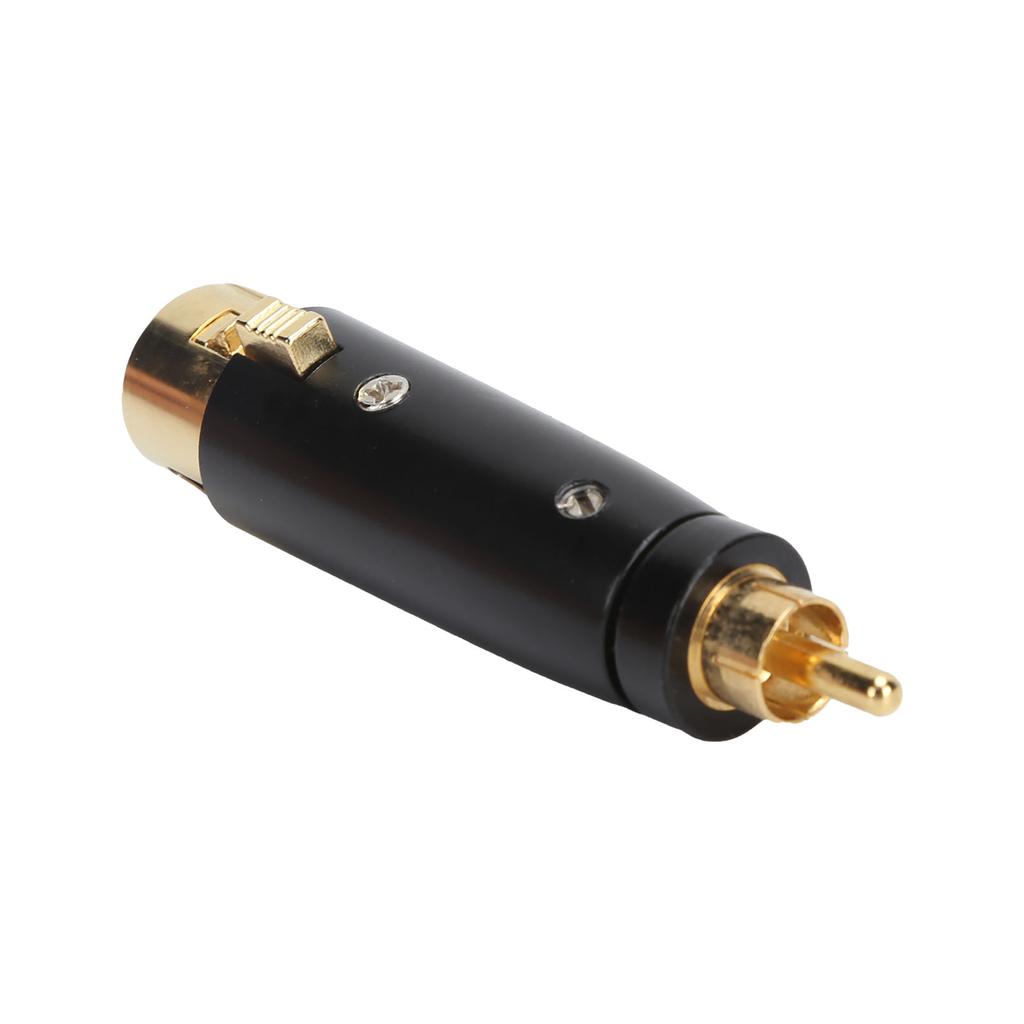 LZ1171G RCA Male to XLR Female Adapter Gold Plated Audio Connector for Mixer Microphone