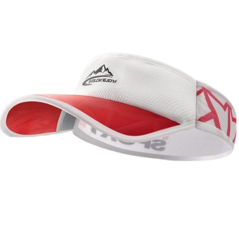 

No Slip Sun Hat Cooling Stretchy Visor Men Women Mesh Baseball Cap Top Empty Tennis Golf Cap Fishing Sun Protection Running Caps 55-61cm белый