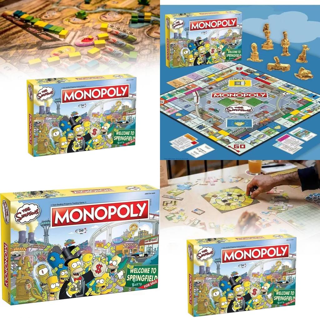 The Simpsons Monopoly Collector's Edition Board Game Fun Family Game Night Experience