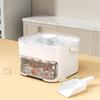 Large-Capacity Press-Type Ice Cube Mold - Easy-Release Food-Grade Plastic Ice Bucket for Home