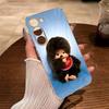 Cute M-monch-hichis Clear Soft Silicone Phone Case for Samsung Galaxy A71, A70, A52, A51, A40, A30