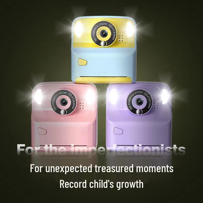 Portable Children's Educational Instant Print Camera - High-Definition Digital Photos