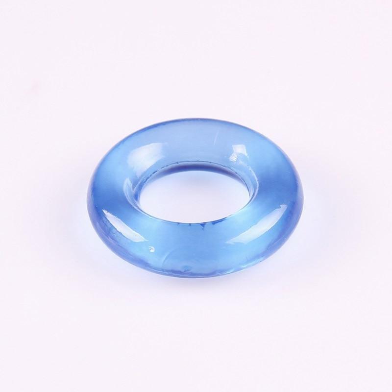 6pcs Men's Cock Ring Sets Sex Toys For Men Penile Ring Silicone Jelly Cockring Penis Lasting Ring Random Color Cock Sex