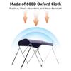 Boat Sun Shade Canopy Perfect for Width of 1-1.4 Meters Yachts Rubber Boats Fishing Boats 600D
