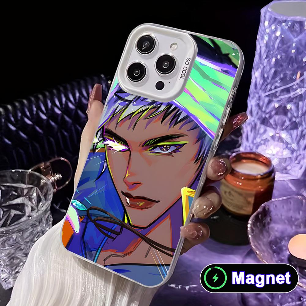 Valo Waylay Phone Case for iPhone 17 16 15 14 13 12 11 X XR XS Air Pro Max Plus Colorful Silver MagSafe Cover