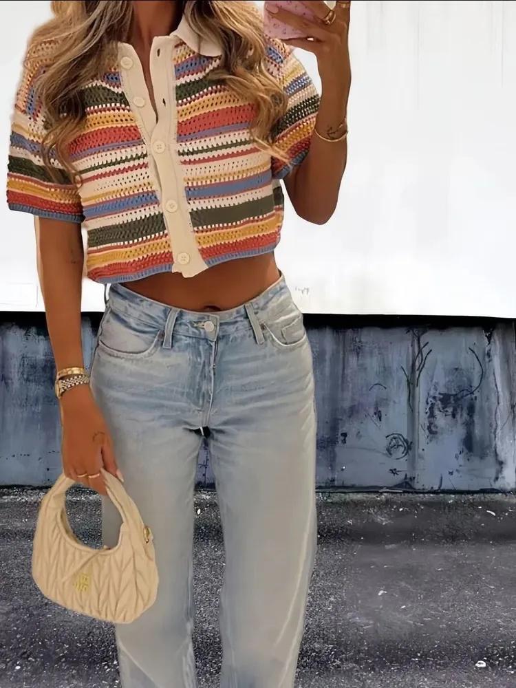 Tuta Sportiva Estiva da Donna con Pantaloncini Larghi Casual Completo Due Pezzi