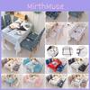 Wrinkle Resistant Waterproof Tablecloth With Custom Fit Elasticity Chair Slipcovers