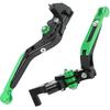CHIFUN Brake Lever and Clutch Lever Set Replacement for Kawasaki Ninja 400 Ninja 300R 250R Z300 Aluminum Motorcycle Handlebar Lever Foldable Length