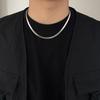 Unisex Retro Double Layer Snake Bone Chain Necklace – Chic and Versatile Clavicle Choker.