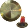 Stainless Steel Candelabra Tray Dowsing Divination Pentagram Altar Plate Candlefoot plate  Prayers