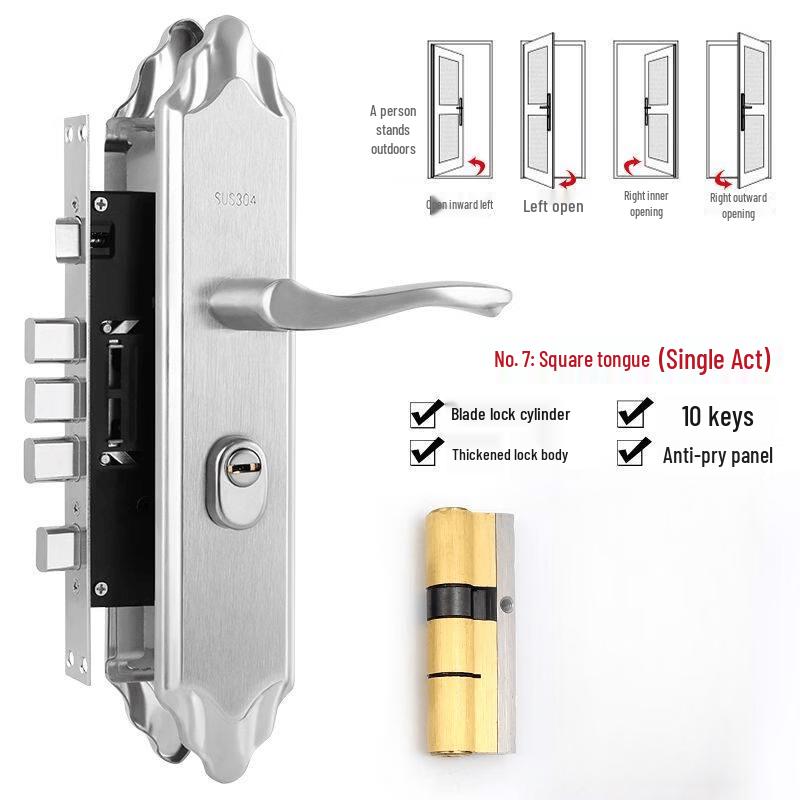 Rongyu Stainless Steel Anti-Theft Door Lock