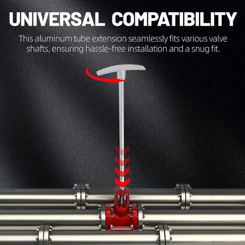 Motorhomes Sewer System 6" and 9" Sanitation Waste Valves Extension Handle Rod Kit, 2Pieces for Effortlessly Maintenance