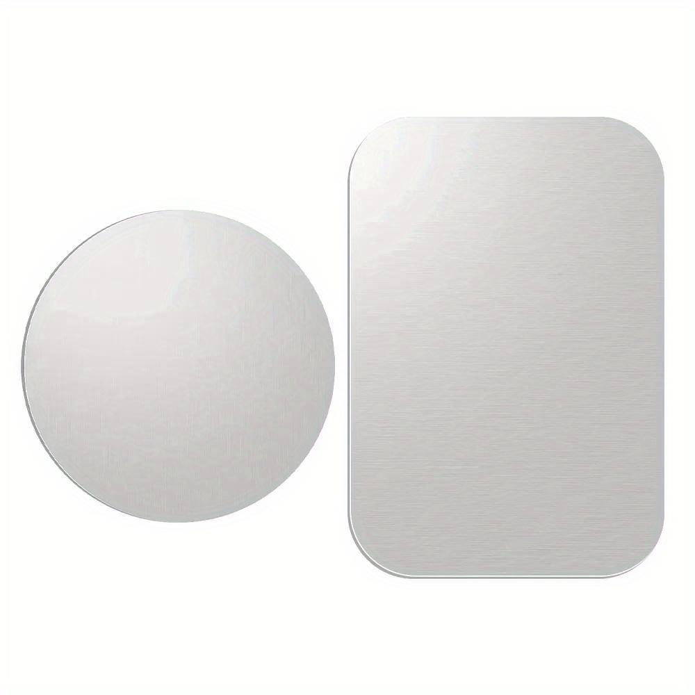 Thin Metal Plate Disk Iron Sheet for Magnetic Car Phone Holder Universal Iron Sheet Disk Sticker Tablet Desk Cell Phone Bracket