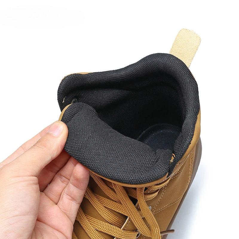 Damskie buty trekkingowe antypoślizgowe Męskie szerokie buty sportowe codzienne do trekkingu wspinaczki Modne wysokie buty ze skóry PU Wodoodporne