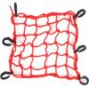 Fogman Motorcycle Net Touring Elastic Cargo Rubber Resinet Hook Reinforced (30 X 30 Cm, Red)