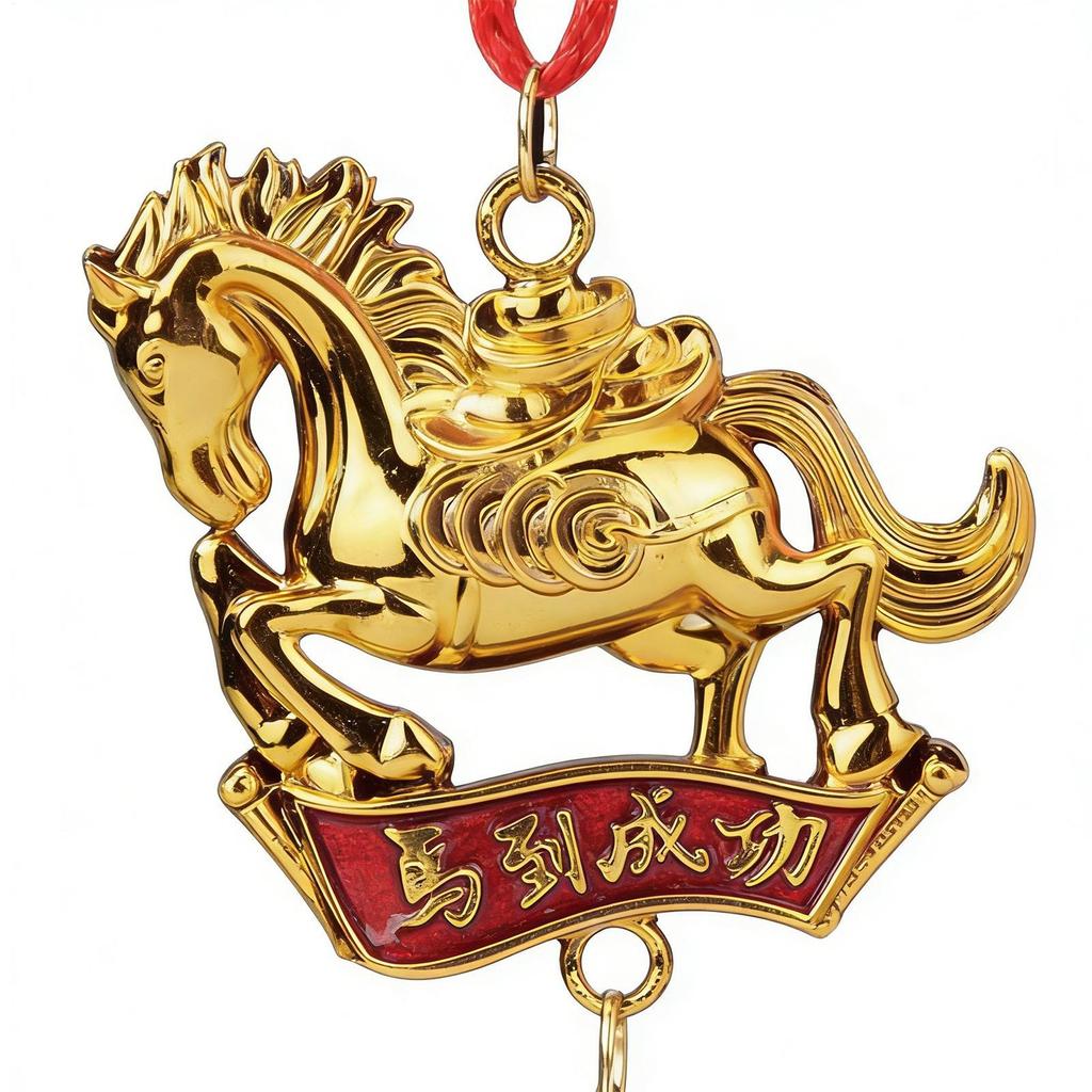 Chinese New Year Horse Ornament Holiday Decoration Horse Year Door Pendant For Event Planners Cultural Enthusiasts Front Door