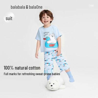 Balabala Toddler Summer Cotton Pajama Set