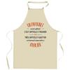 Tablier De Cuisine - Un Papounet Aussi Génial - Coton Résistant - Impression France - Liens Ajustables