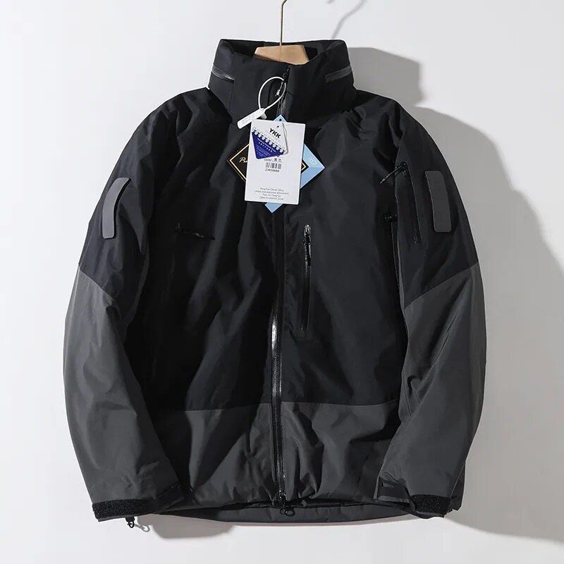 Trade Outdoor Jackets for Men and Women, Couple Style, Autumn and Winter Mountain Series, Windproof, Waterproof, Hooded, Thickened, Warm Cotton Coat