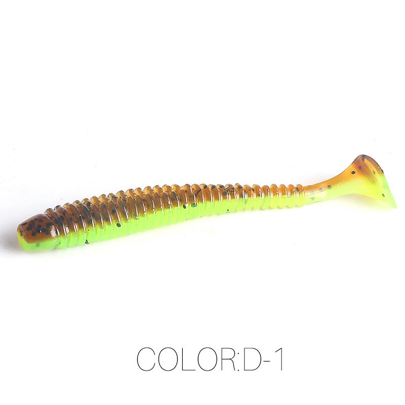 2025 HOT Impact Ring Shad Fishing Lure Soft 63mm 80mm 97mm Plastics Baits Swimbait Jigging LureBait perch Lures