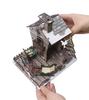 3D Wooden Christmas House Puzzle Model - Micro Landscape Scene Decor