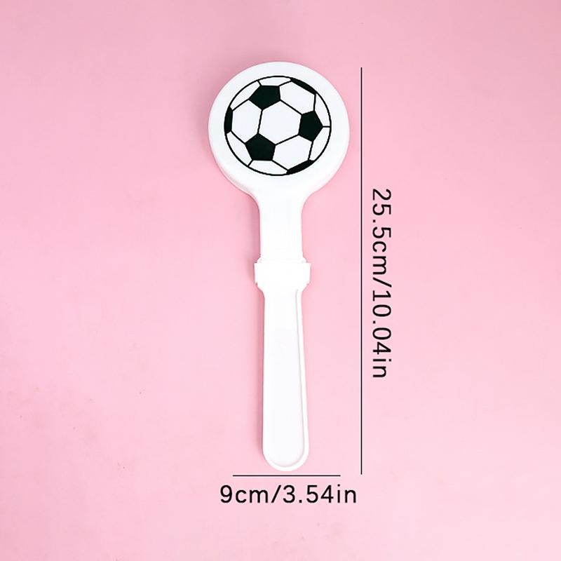 Football Clappers For Sports Events And Party Games, White Soccer Ball Noise Makers