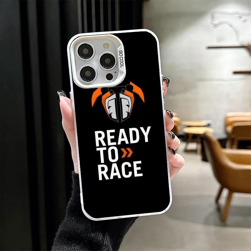 Ready To Race Shockproof Phone Case for iPhone 17 Air 16 16E 15 Pro Max 14 Plus 13 Mini 12 Back Cover Anti Fall Fundas