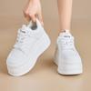Muffin Thick Sole Inner Height Increase Round Head White Shoes Children Versatile Spring New Sports Style Casual Shoes Women