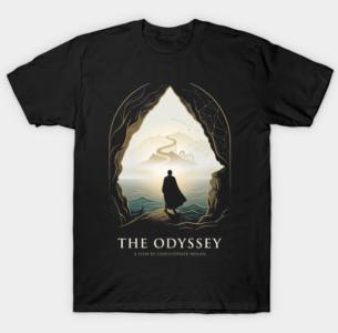 Magliette Grafiche Serie Mitologia Greca Film L'Odissea Unisex Senza Etichetta Cotone Manica Corta Vintage Per Amanti di Film e Libri