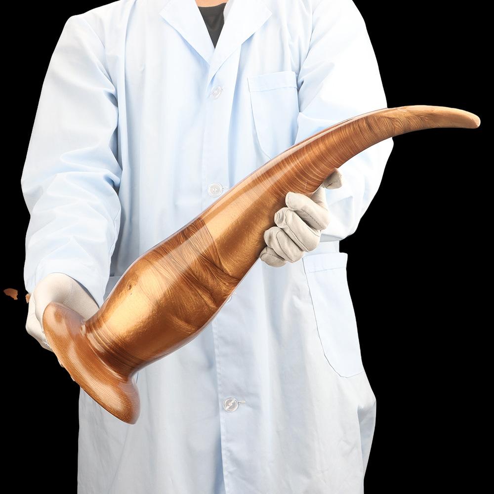 PVC Extra Long Anal Plug Dildo Sex Toy Masturbator for Men and Women Strap On Penis Realistic Dick