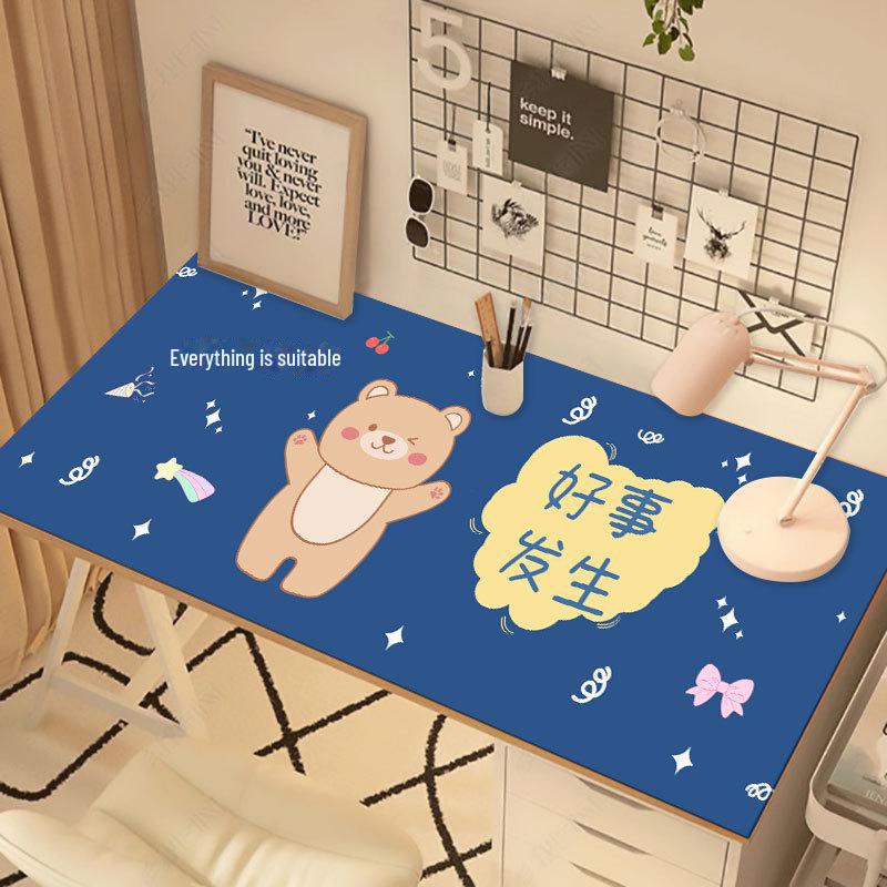 Wasserdichte und ölbeständige Schreibtischunterlage aus PVC – leicht zu reinigende, zuschneidbare Schreibunterlage für Wohnheim oder Büro.