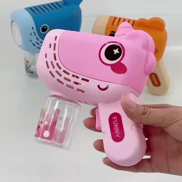 Divertente Spara Bolle Design a Prova di Perdite, Colori Misti, Perfetto per Halloween, Natale, Giochi Matrimoniali Soluzione Batterie Non Inclusa