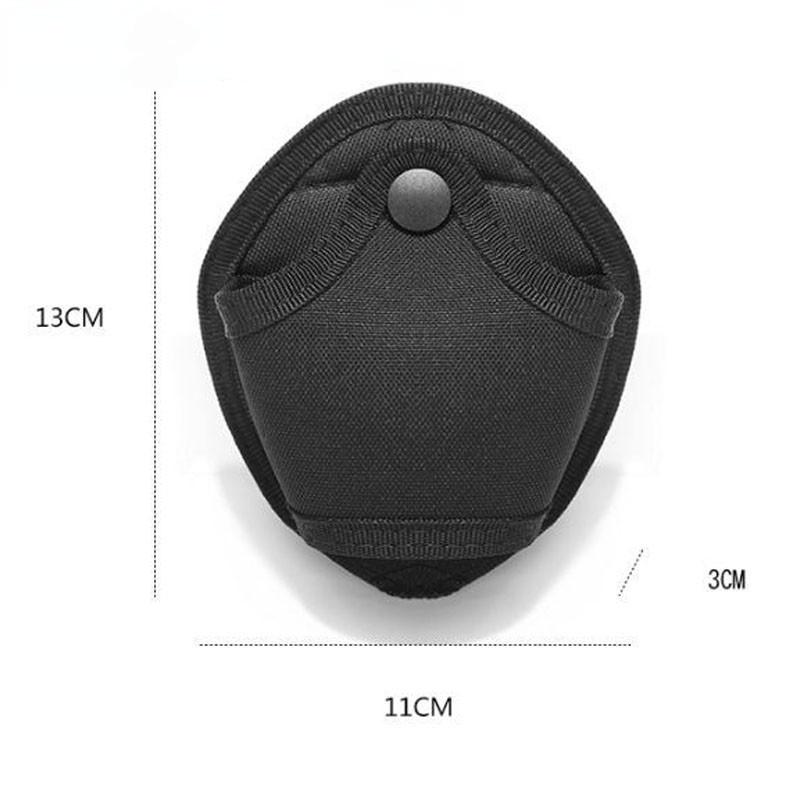 Açık Hava Çok Fonksiyonlu Naylon Bel Çantası Kelepçe Tutucu Kılıfı Polis Aktiviteleri Kelepçe Cebi Taktik Aksesuarları (Kelepçesiz)