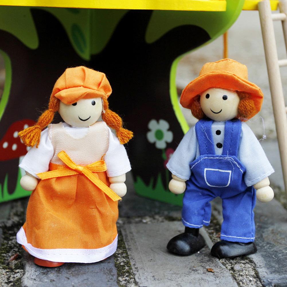 Childern Manual Wooden Play House Toy 3D Building Tree House Model Early Education Puzzles Toy