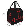Lilith - Goetia Style Sigil - Uncircled (Red) Poster Insulated Lunch Bag for Women Kids Food Boxes Thermal Lunch Box Tote