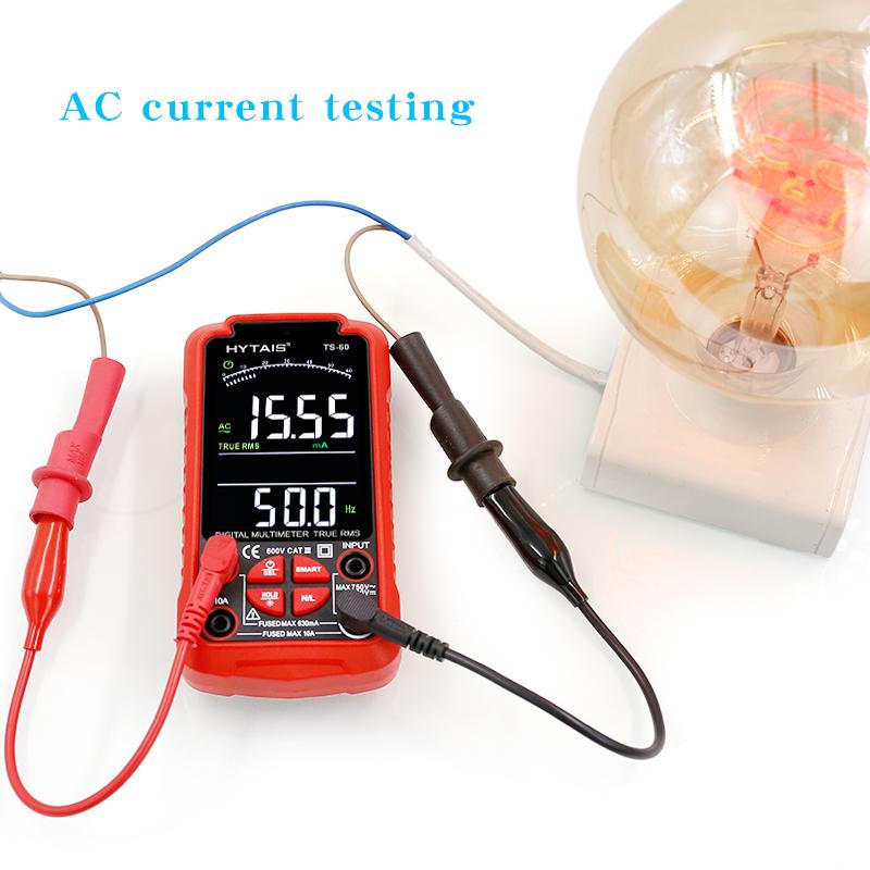 Fully Automatic Mini Multimeter with Auto Recognition of AC/DC Voltage, Resistance, Capacitance, Diodes, and Continuity Beep
