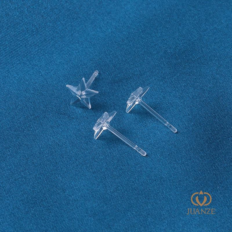 Bijuterii invizibile pentru urechi DIY: Cercei, știfturi, cleme și șuruburi transparente - Accesorii de conversie fără durere