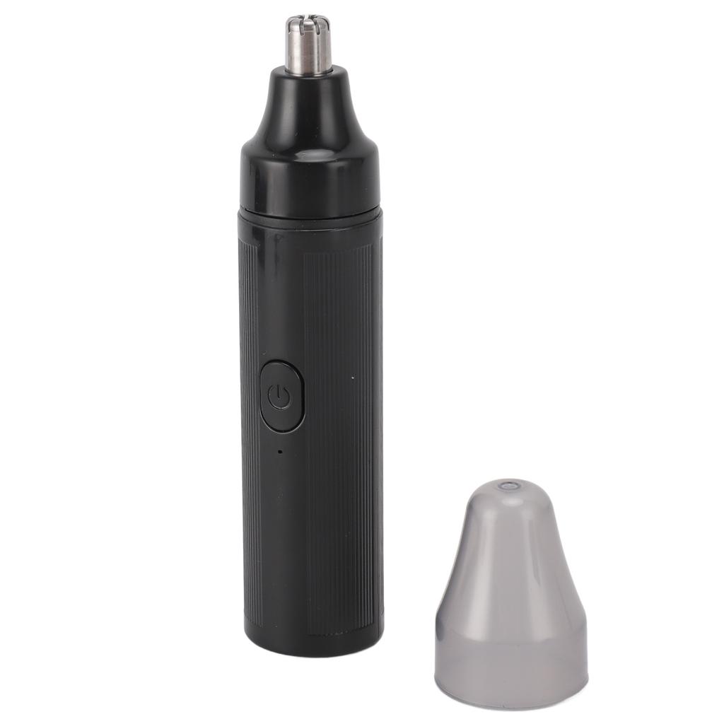 Electric Nose Hair Trimmer Rechargeable Portable Nose Hair Clipper for Men Women Home Travel Black