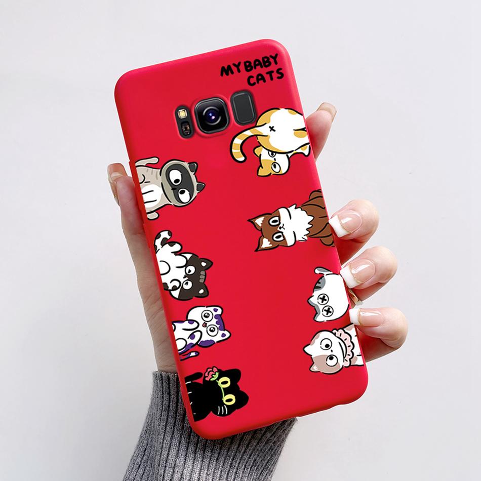 For Samsung Galaxy S8 Plus Case Galaxy S8 Shockproof Back Phone Cases For Samsung S8 GalaxyS8 Plus Cartoon Silicone Cover Bumper