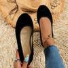 Fashion Elastic Knitting Flats Slip On Shoes for Women Summer Breathable Soft Loafers Woman Lightweight Casual Shoes Size 36-43