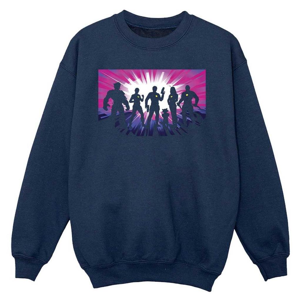 Guardians Of The Galaxy Band 3 Mädchen Silhouette Ausschnitt Sweatshirt