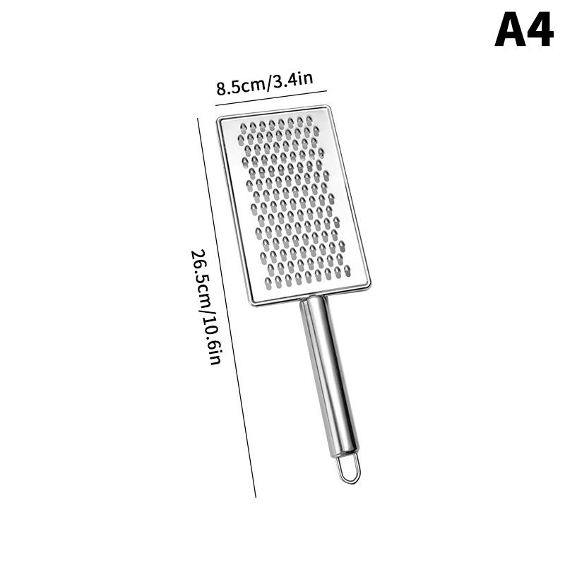 Stainless Steel Handheld Cheese Grater Multi-Purposekitchen Food Graters For Chocolate Butter Fruit Vegetable Kitchen Items